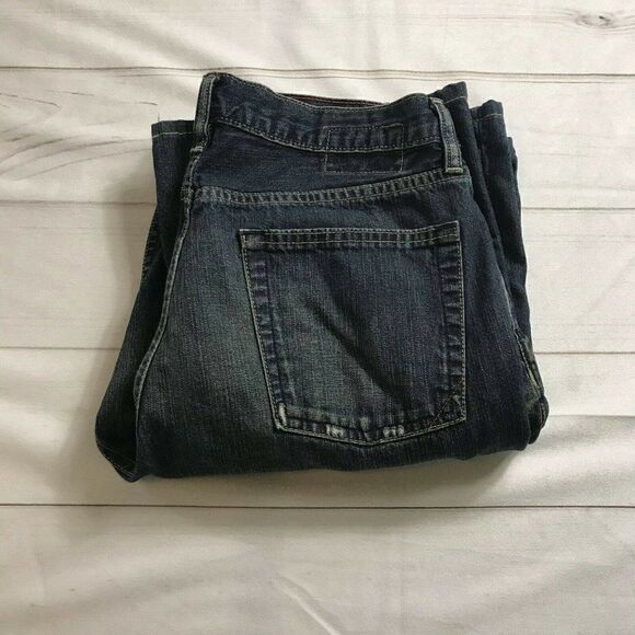 Banana Republic Mens Blue Straight Leg Jeans Sz 34 - Picture 1 of 10